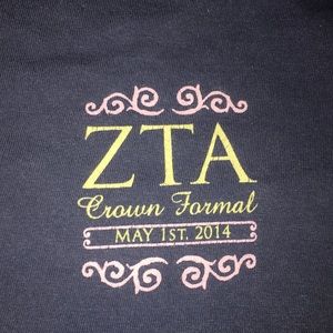 Comfort Colors Tops - Univ of Arkansas Zeta Tau Alpha 2014 Formal Shirt Comfort Colors Tops - Univ of Arkansas Zeta Tau Alpha 2014 Formal Shirt